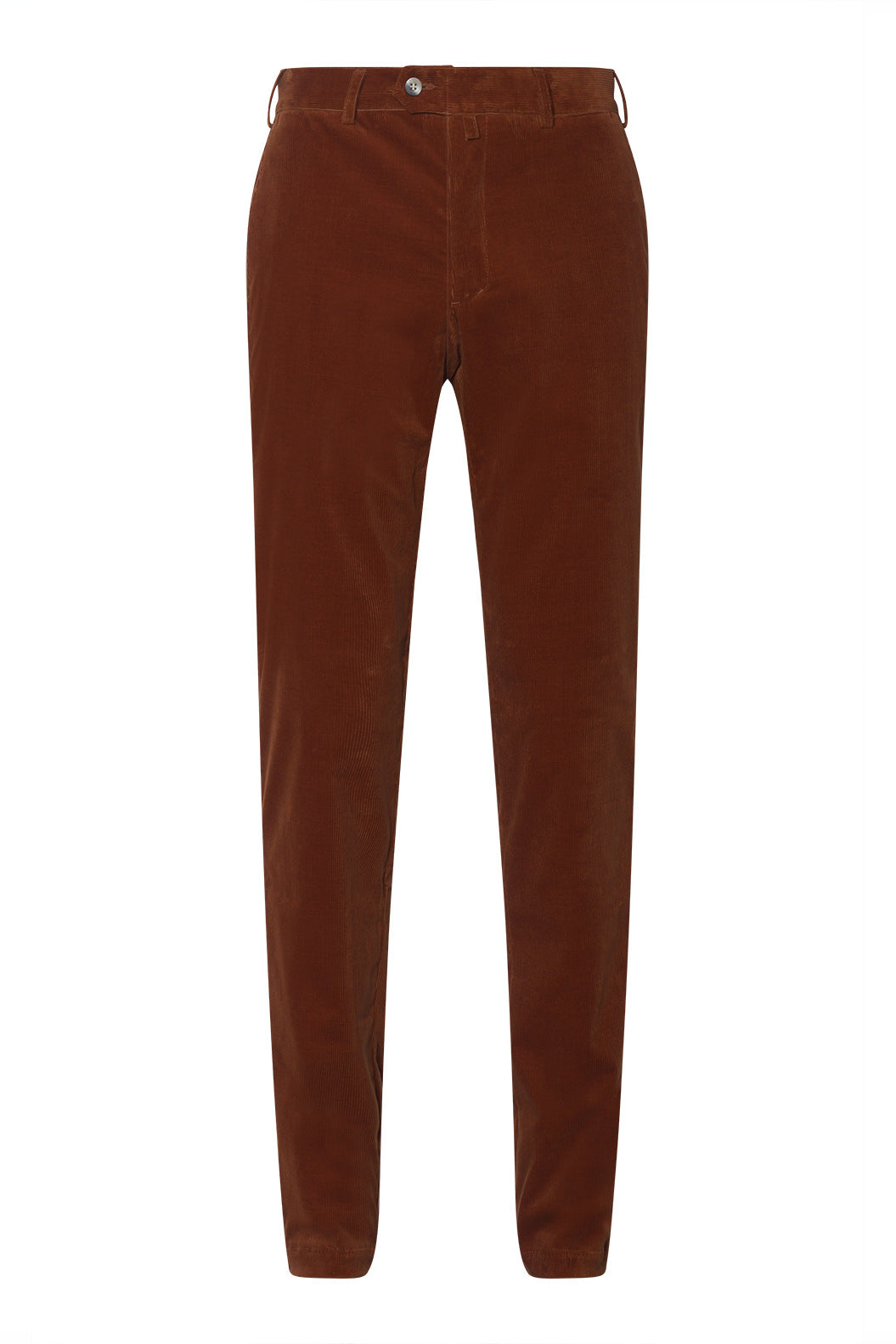 The Corduroy Trousers – Plain brown corduroy, cotton and elastane – WICKET