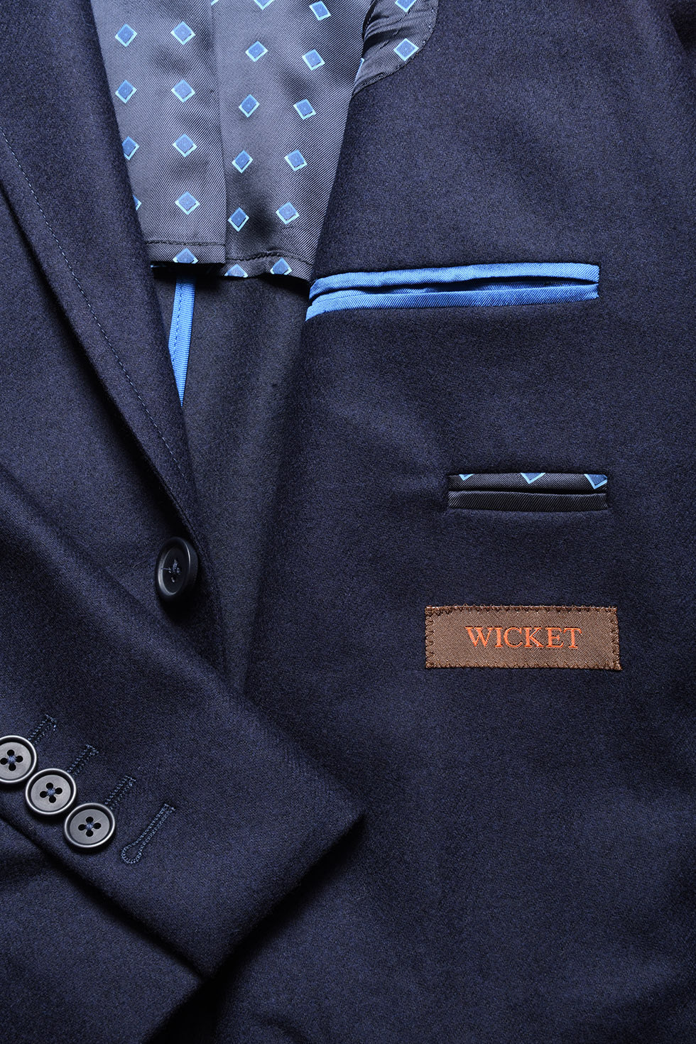 La Milan – Flanelle bleu marine – WICKET