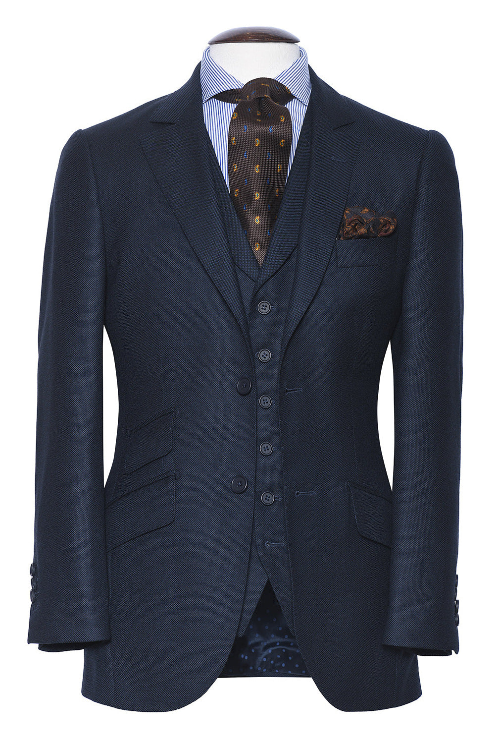 Le Kensington – Grain de caviar bleu marine sublime – WICKET