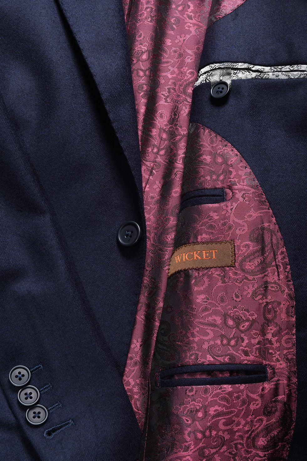Le Kensington – Navy flannel – WICKET
