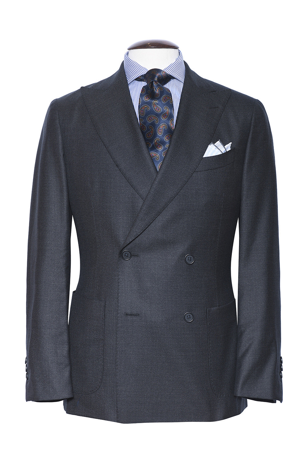 Le Naples – Laine tramée gris intense – WICKET