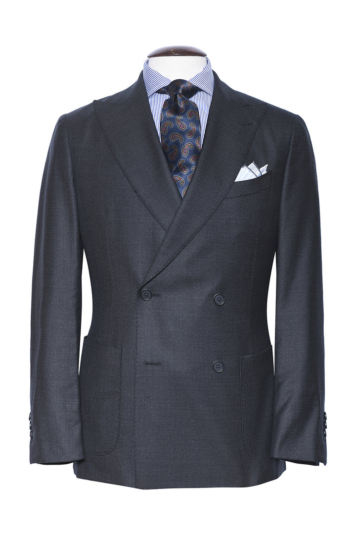 Le Naples – Laine tramée gris intense – WICKET