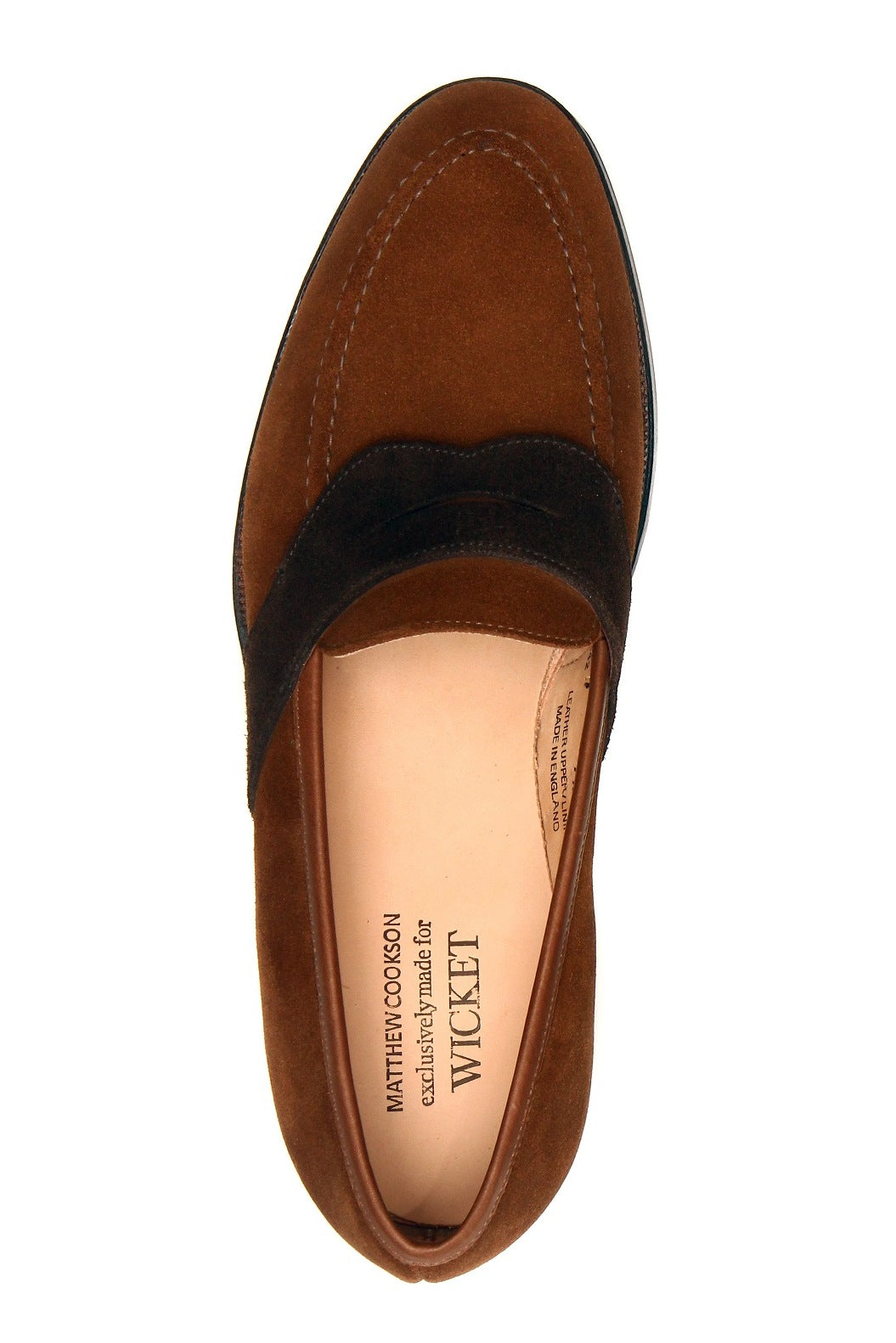 Le Charles – Two-tone brown calf suede – WICKET