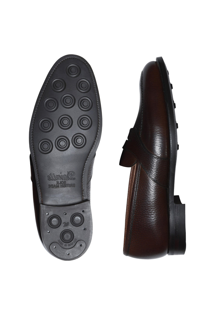 Le Charles – Dark brown grained calf with Dainite sole – WICKET