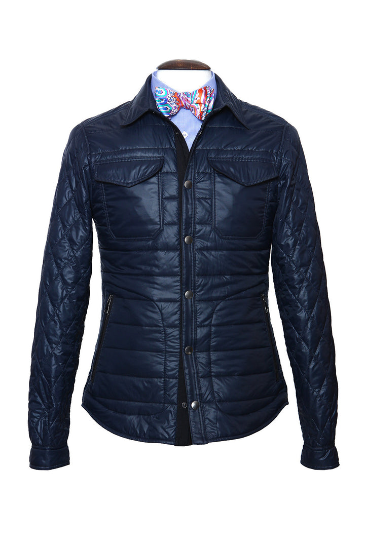 The Parka – Microfibre, Navy Brett, polyester and polyamide – WICKET