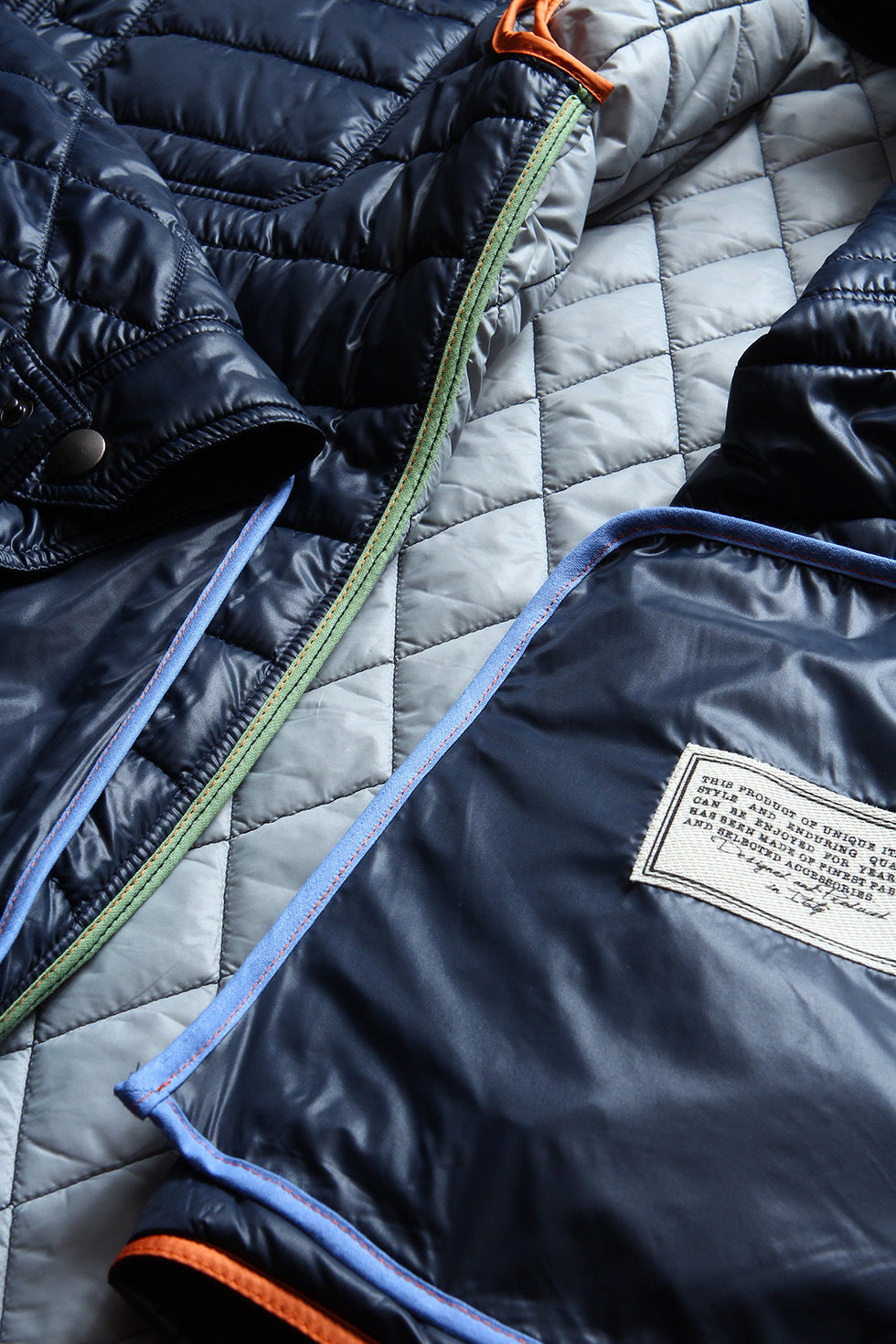 The Parka – Microfibre, Navy Brett, polyester and polyamide – WICKET