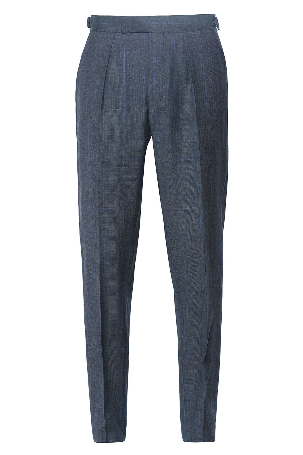 Le Kensington – Deep grey and sky blue Prince of Wales check – WICKET