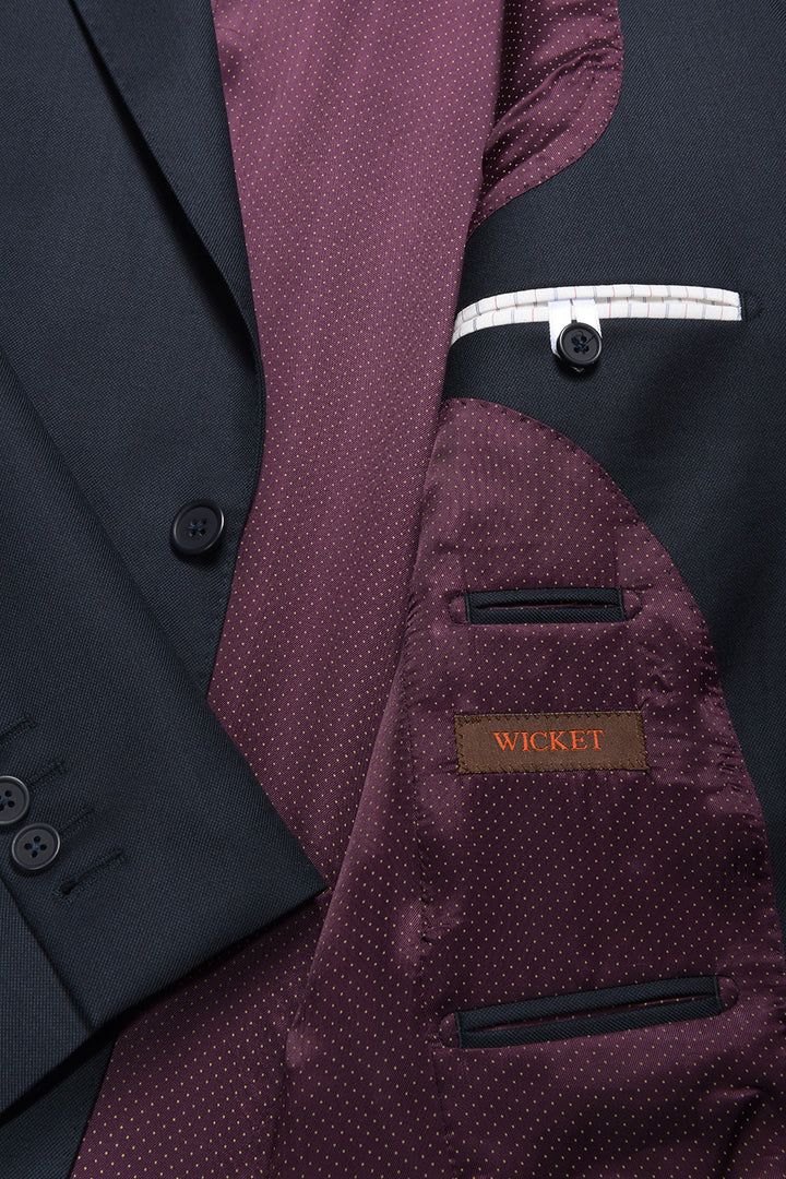 Le Kensington – Laine Vierge Peignée, Bleu sublime – WICKET