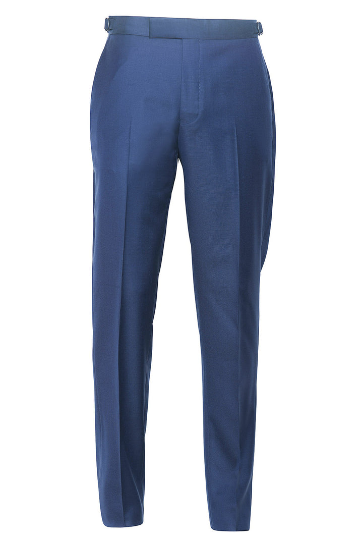 Le Kensington – Known as ‘end-on-end’, China blue, Super 120 wool – WICKET