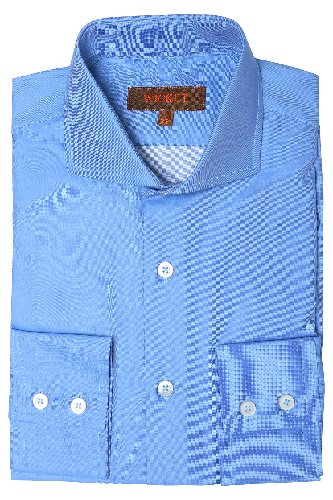 The Cotton Twill – Plain blue – WICKET