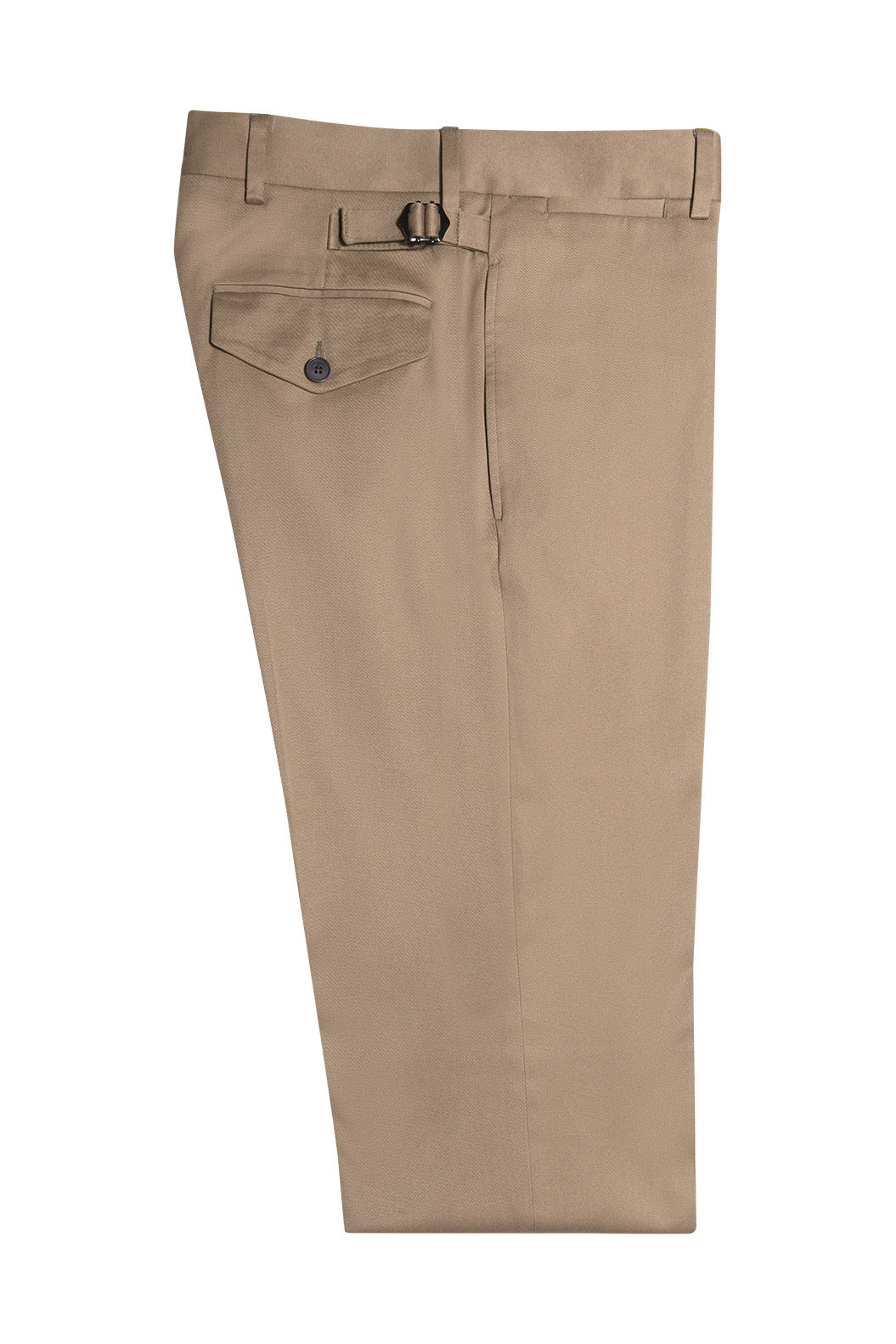 Le Casual – uni en Gabardine de Coton &amp; Élasthanne, Beige Safari – WICKET