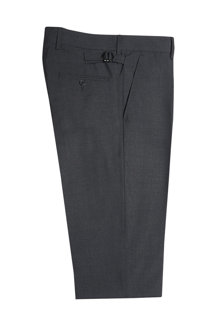 The Classic – Dark grey wool gabardine – WICKET
