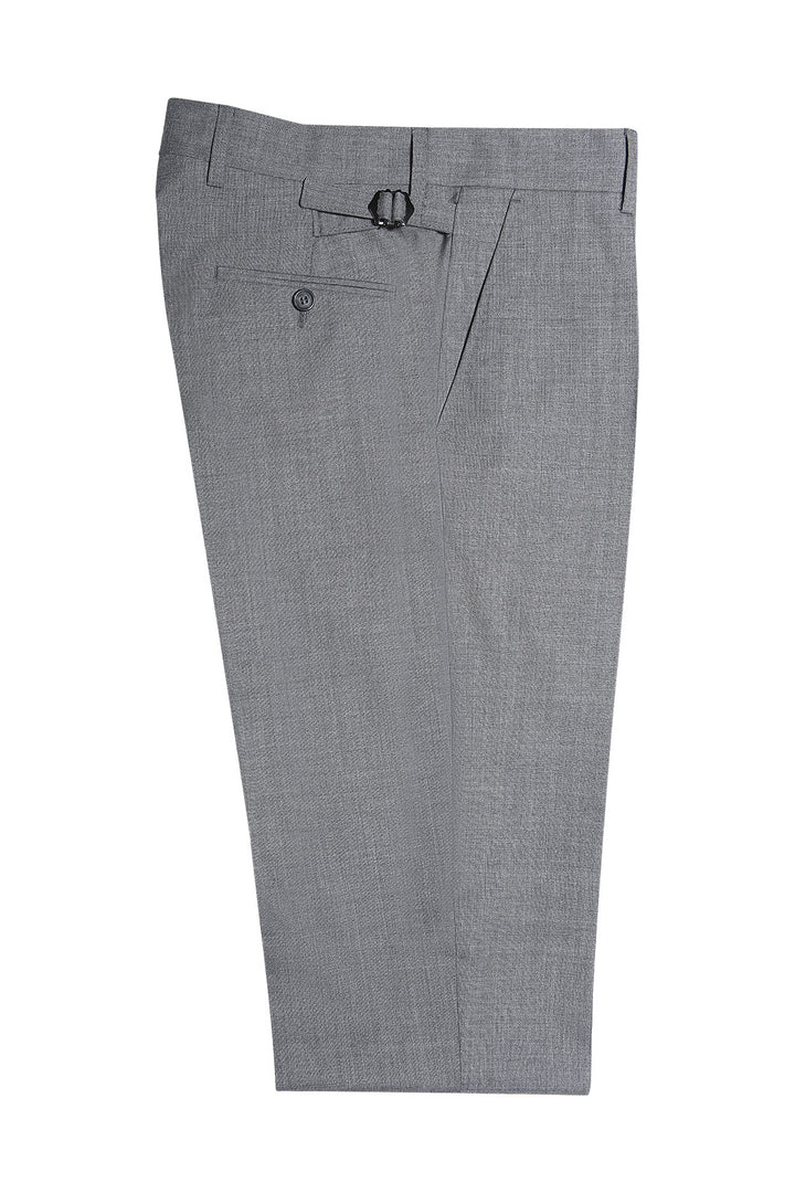 The Classic – Light grey wool gabardine – WICKET
