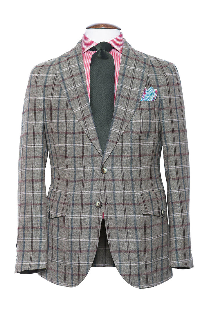 La Downton – Brushed silk, linen and wool – WICKET